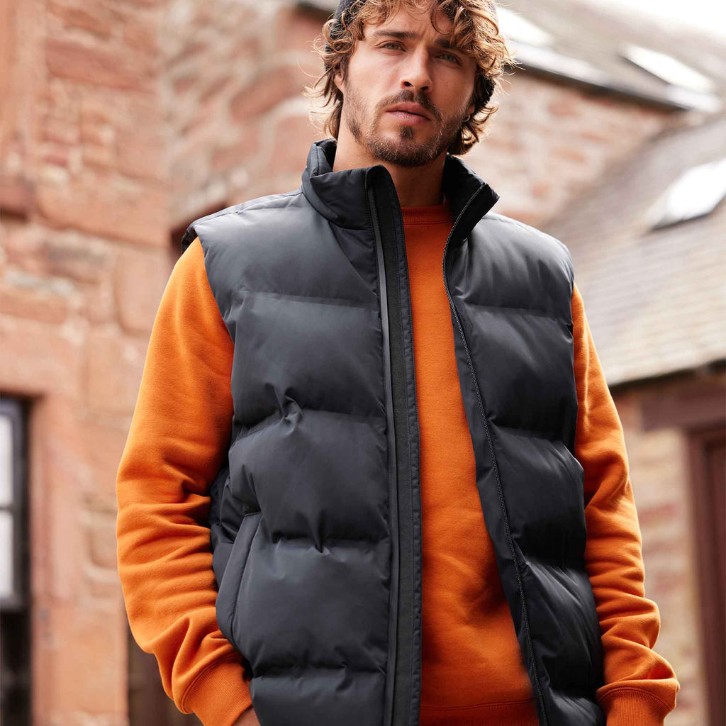 Arton Mens Shower and Wind Resistant Insulated Gilet - Black - Image 8