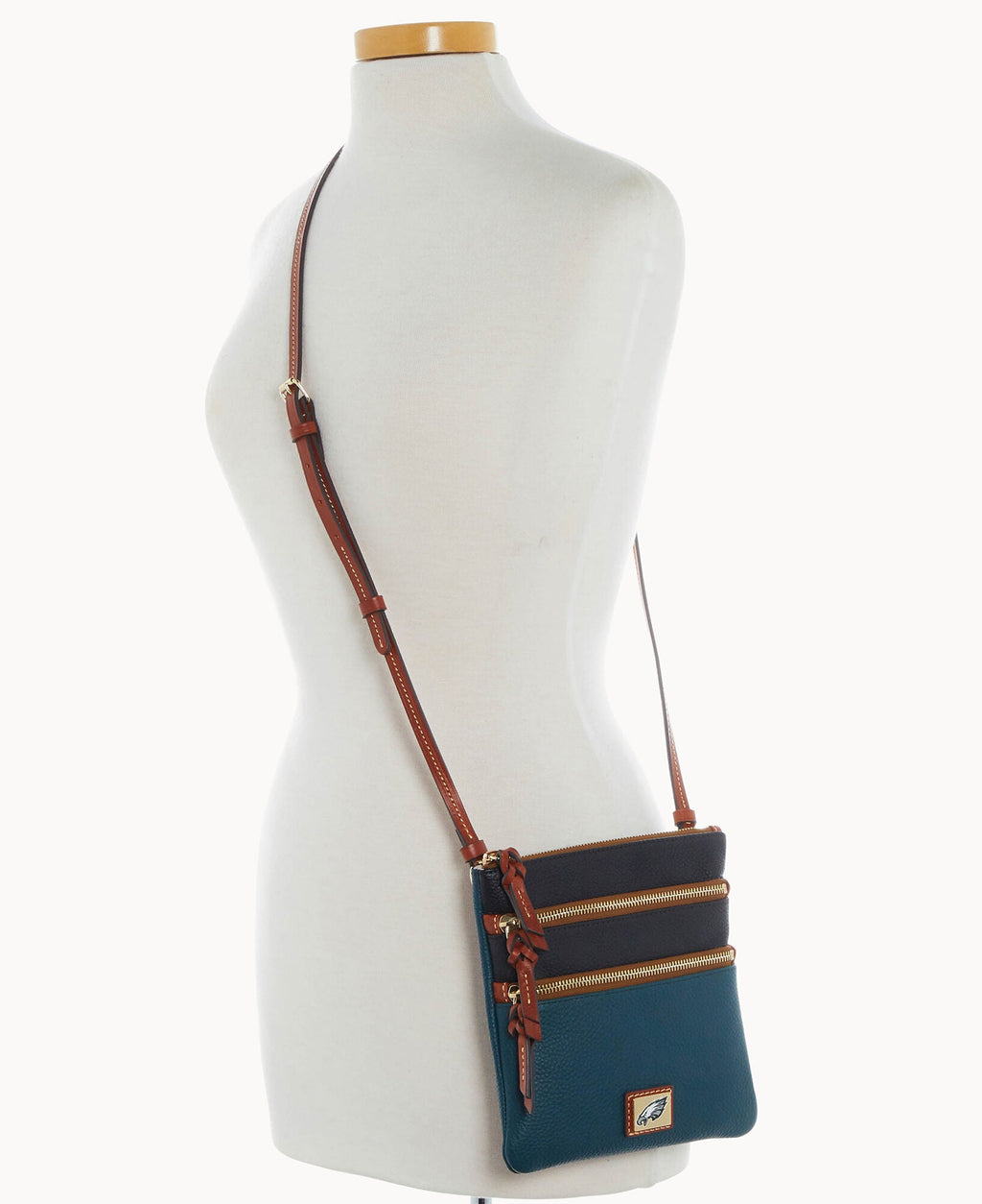 NFL Eagles Triple Zip Crossbody - Image 5