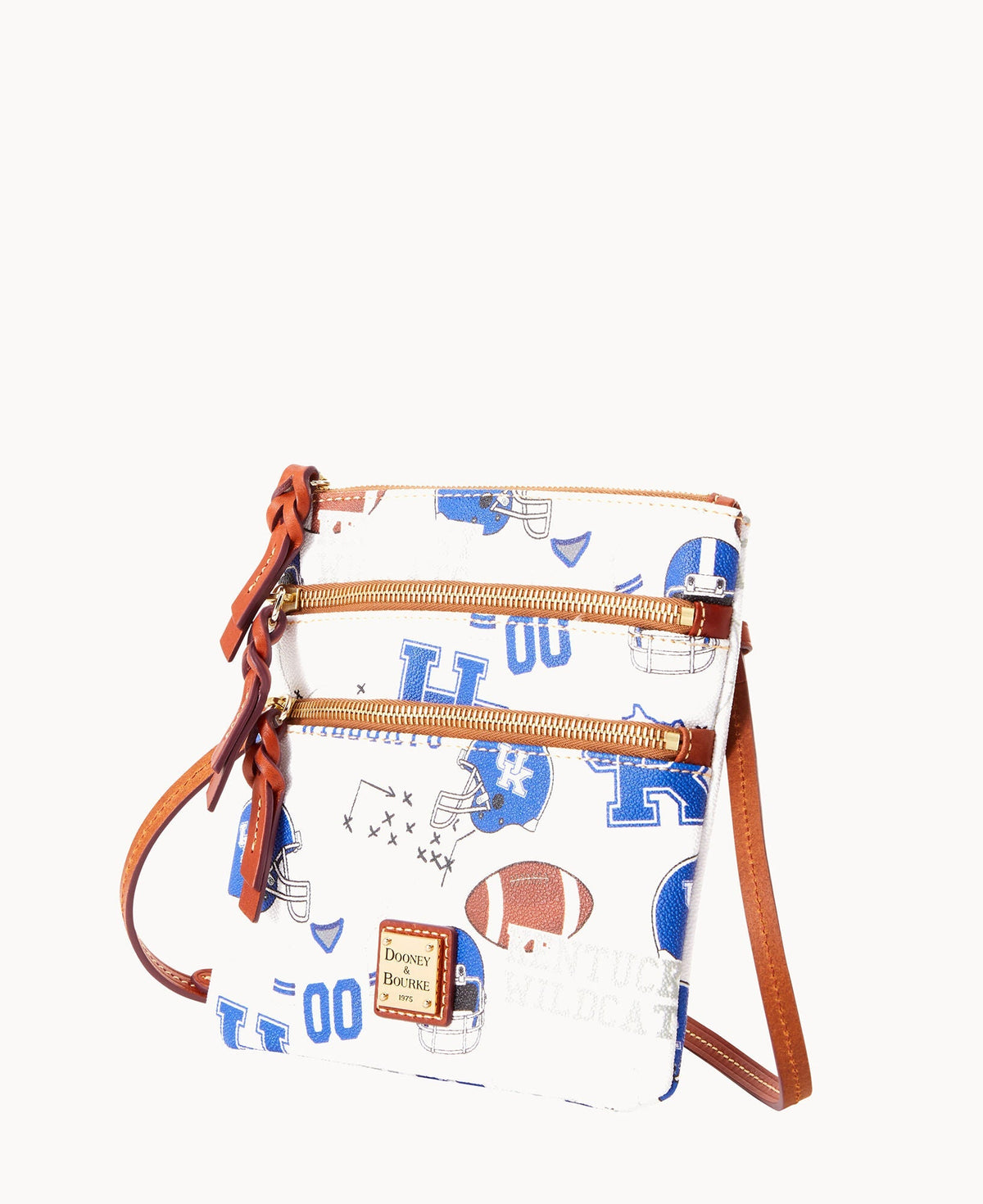 Collegiate University of Kentucky Triple Zip Crossbody - Image 6