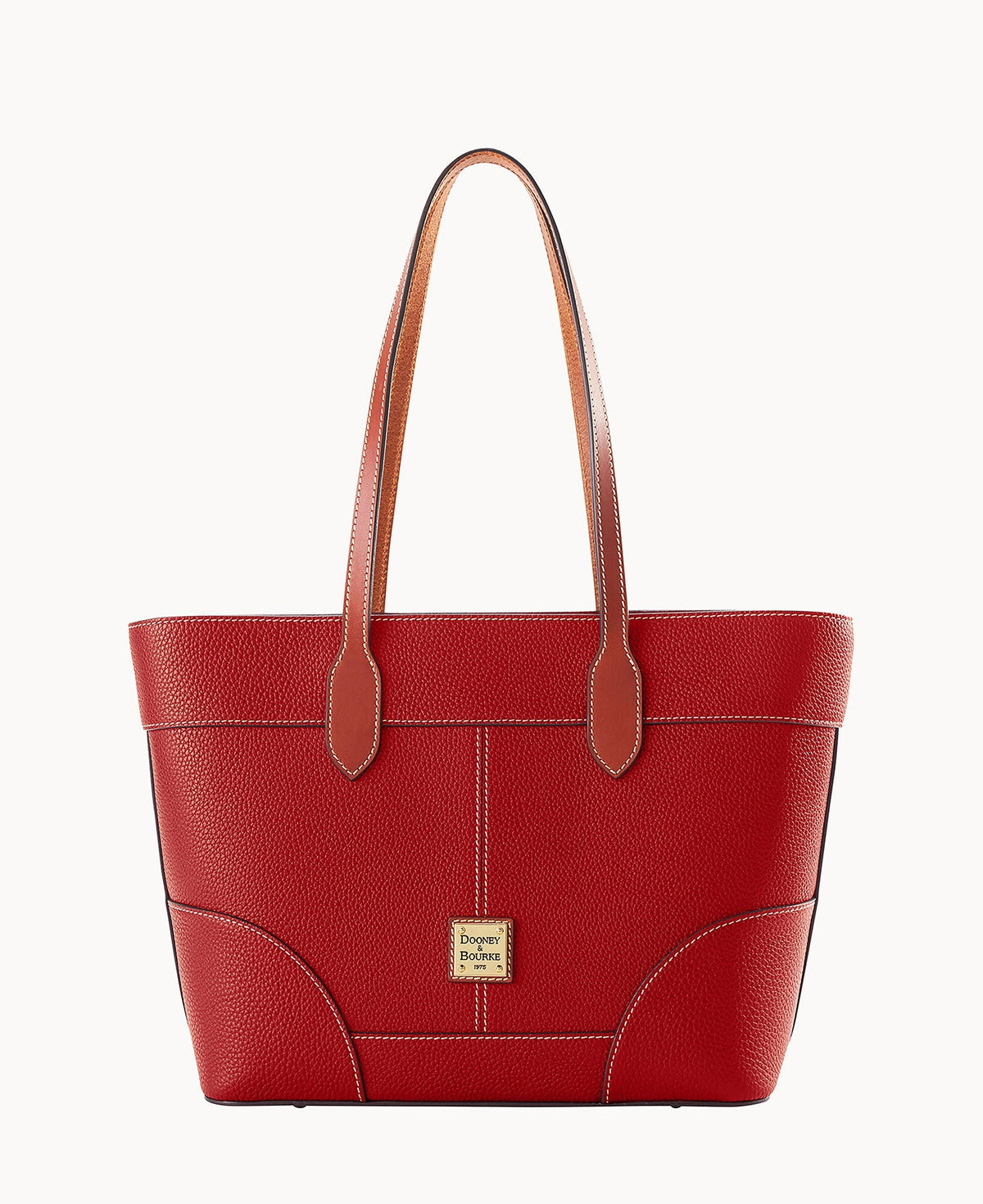 Pebble Grain Tote - Red