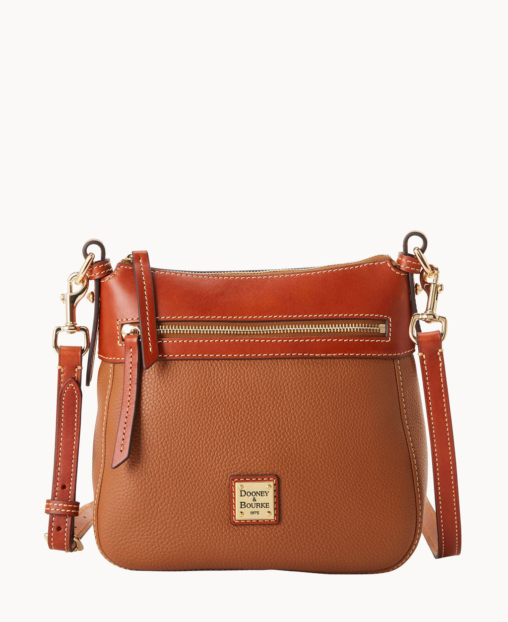 Pebble Grain Crossbody 25 - Caramel