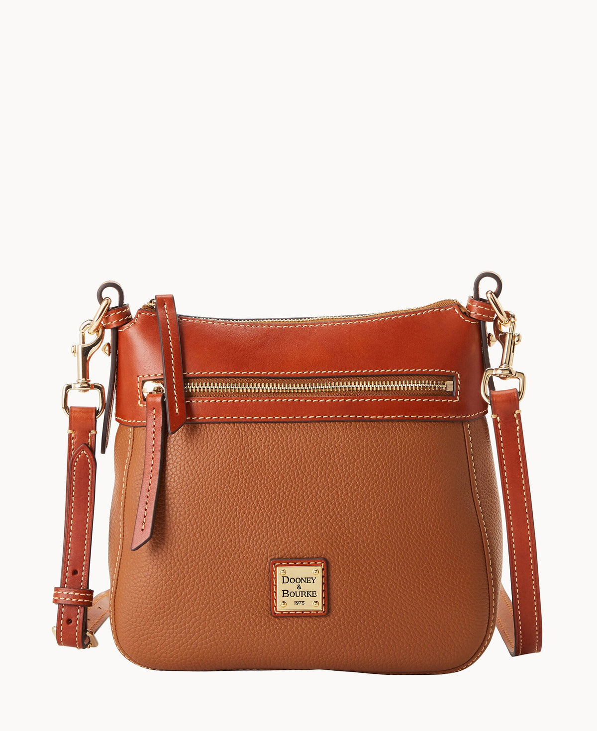 Pebble Grain Crossbody 25 - Caramel