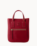 Florentine Small Handle Tote - Bordeaux