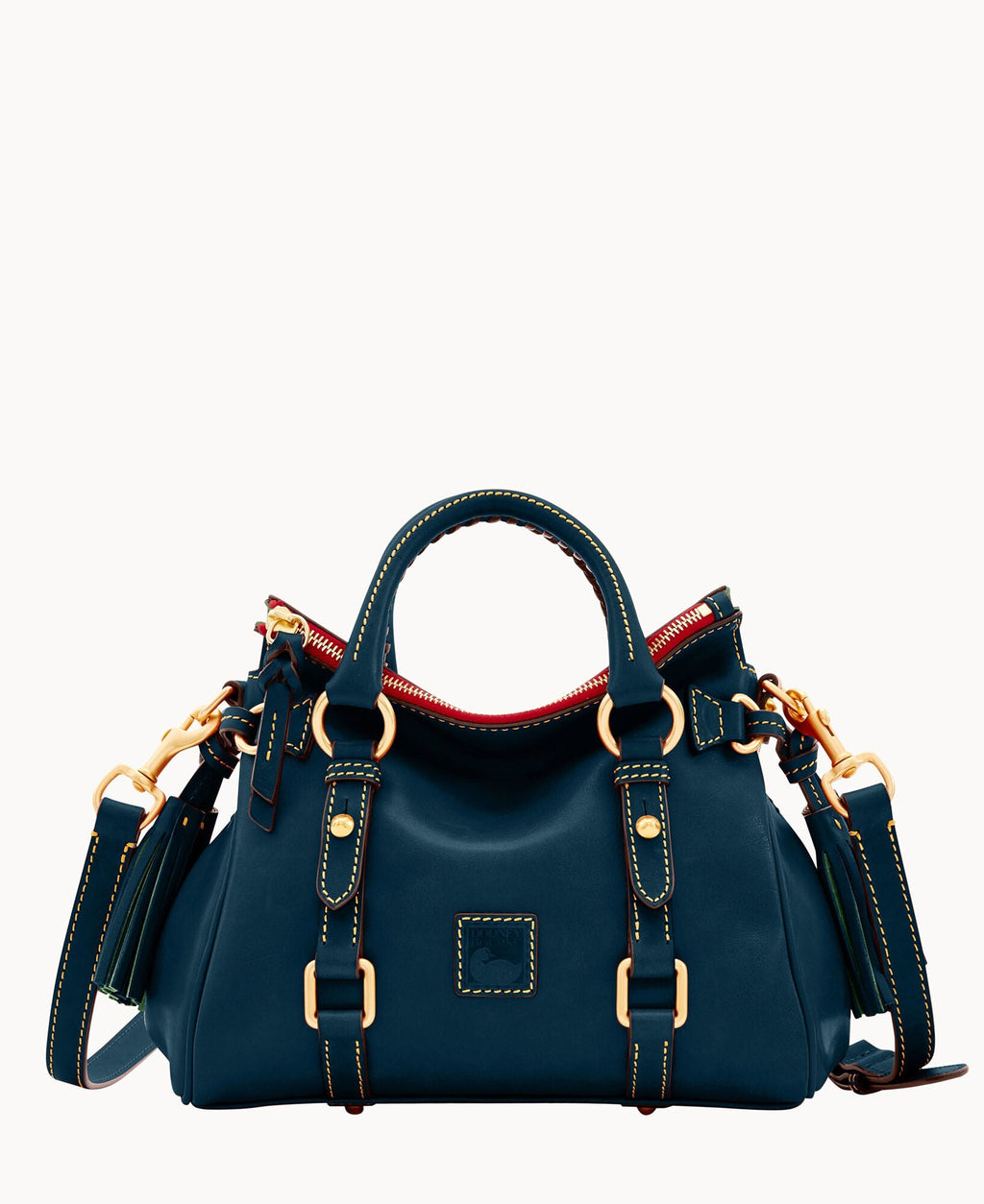 Florentine Micro Satchel - Navy