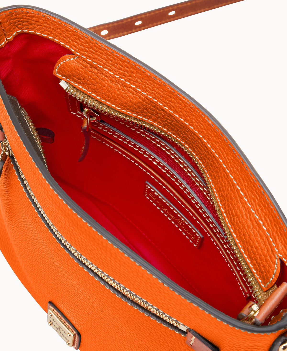 Pebble Grain Zip Crossbody - Image 3