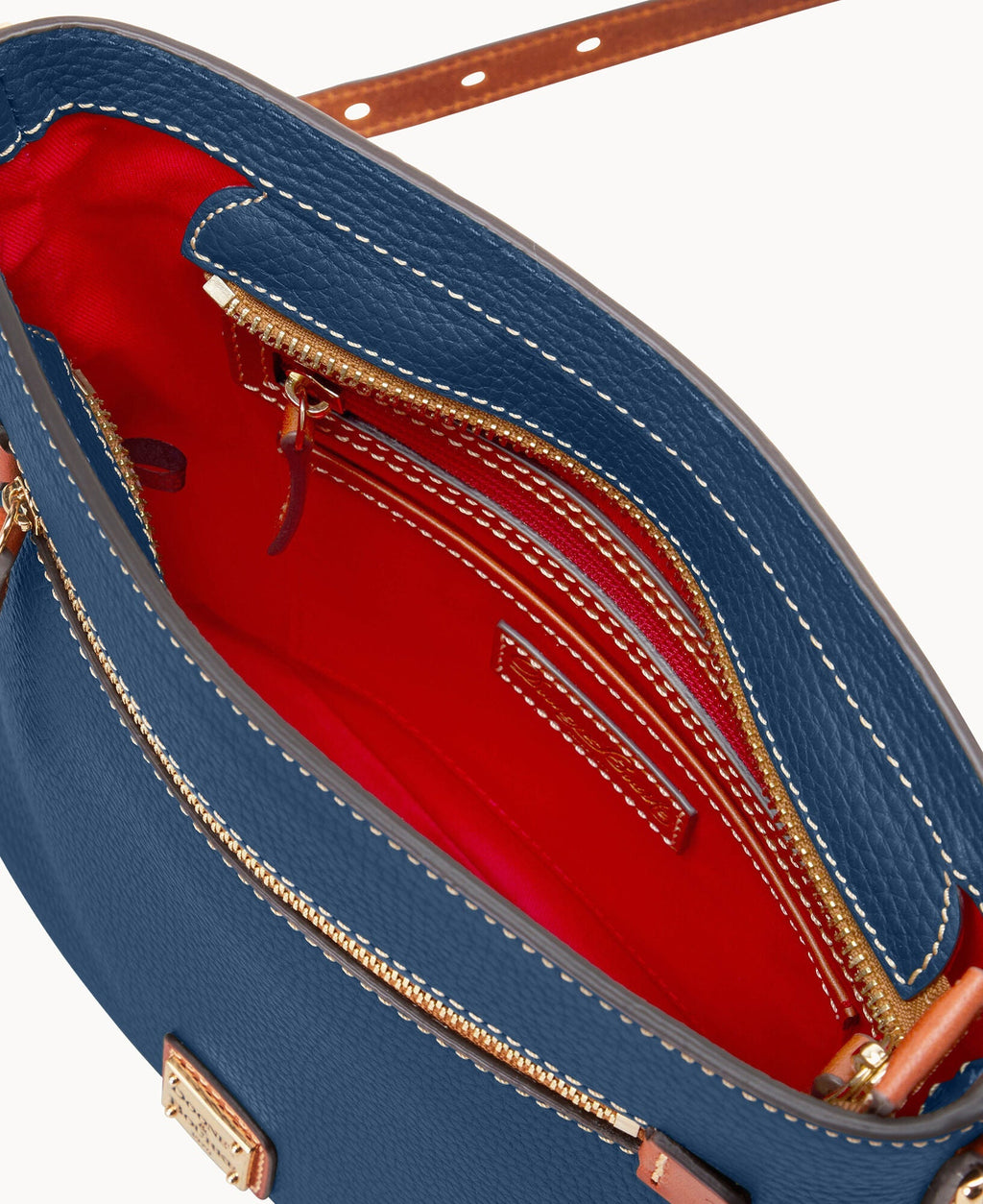 Pebble Grain Zip Crossbody - Image 75