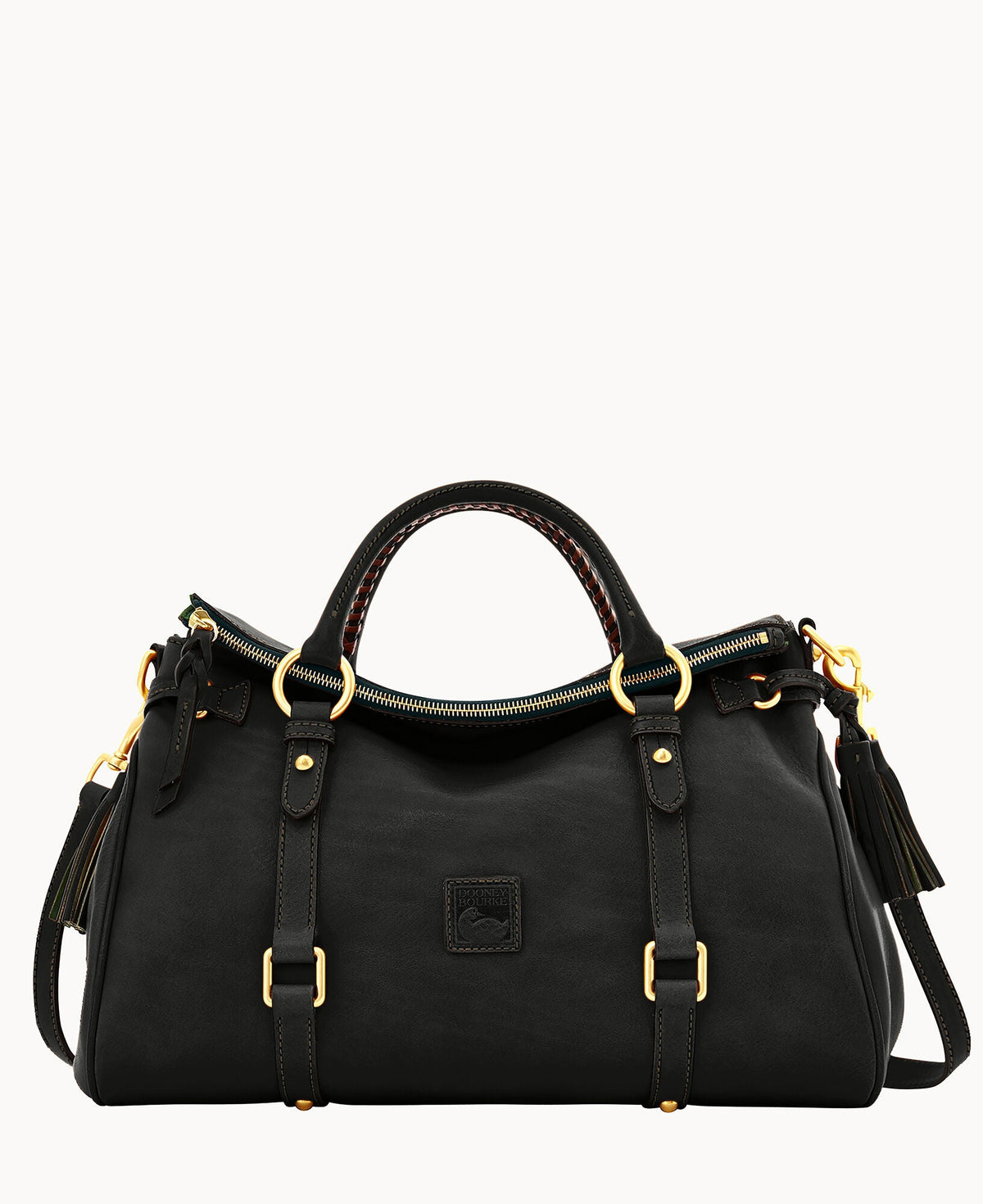 Florentine Large Satchel - Black Black