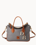 Pebble Grain Satchel - Slate