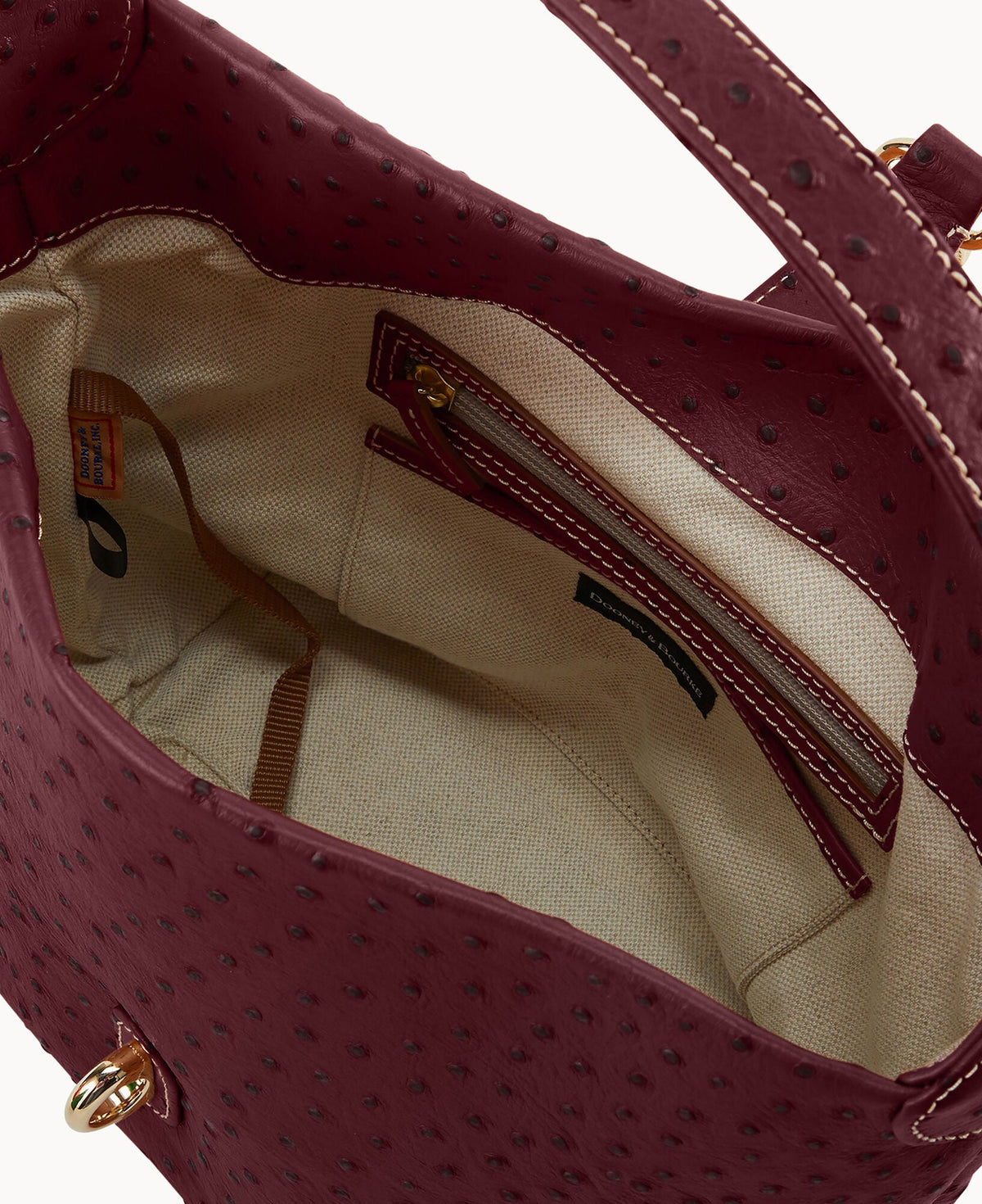 Ostrich Logo Lock Hobo - Image 43