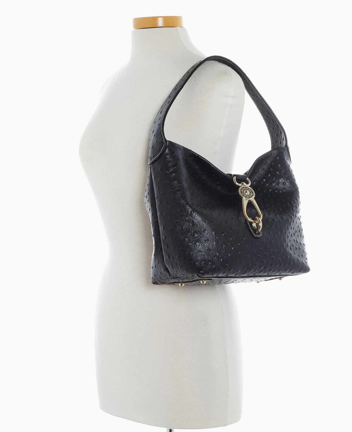 Ostrich Logo Lock Hobo - Image 8