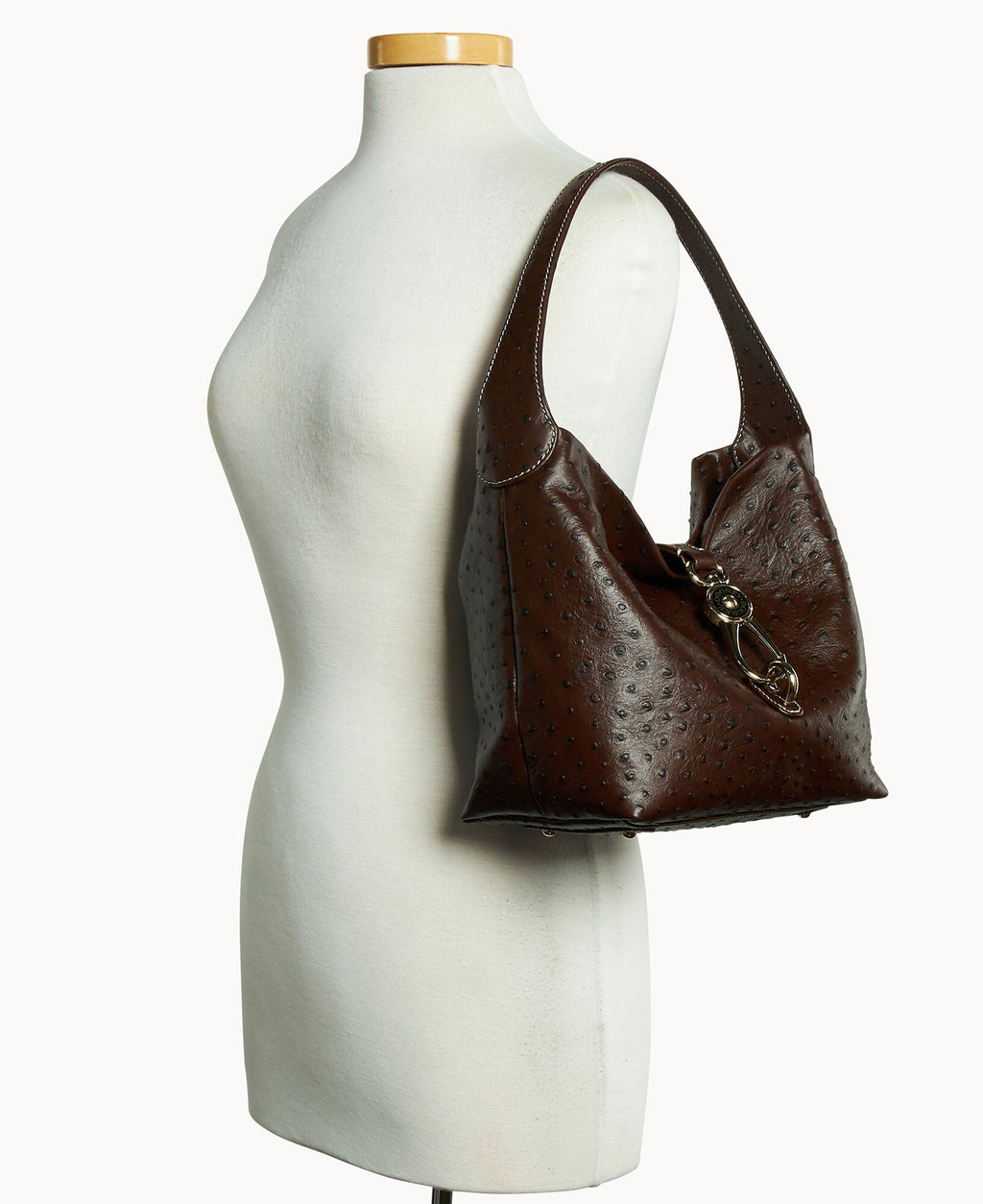 Ostrich Logo Lock Hobo - Image 32