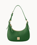 Lucca Leather Hobo - Grass