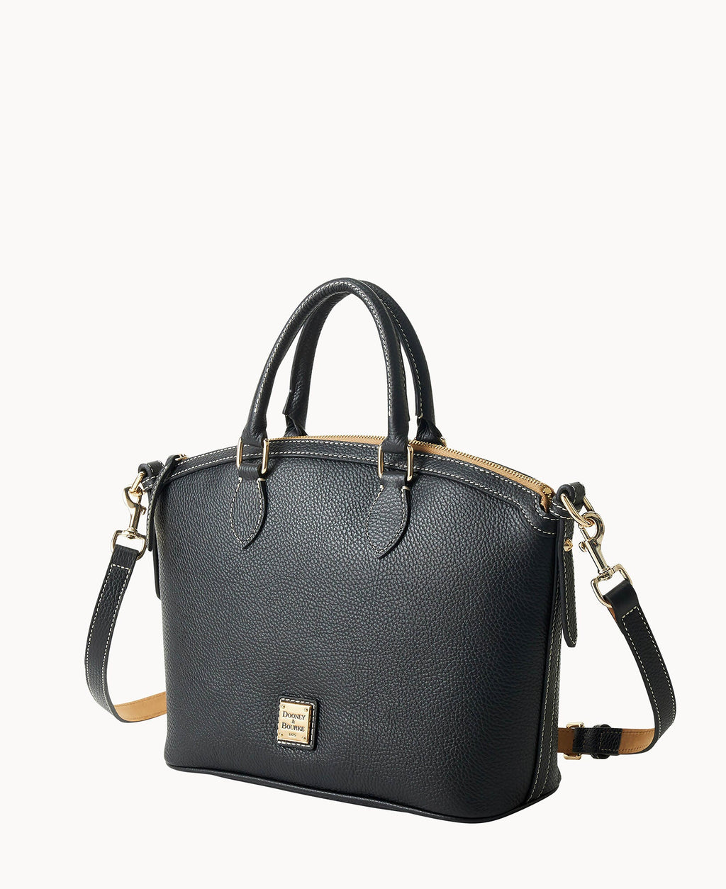 Lucca Leather Domed Satchel - Image 2