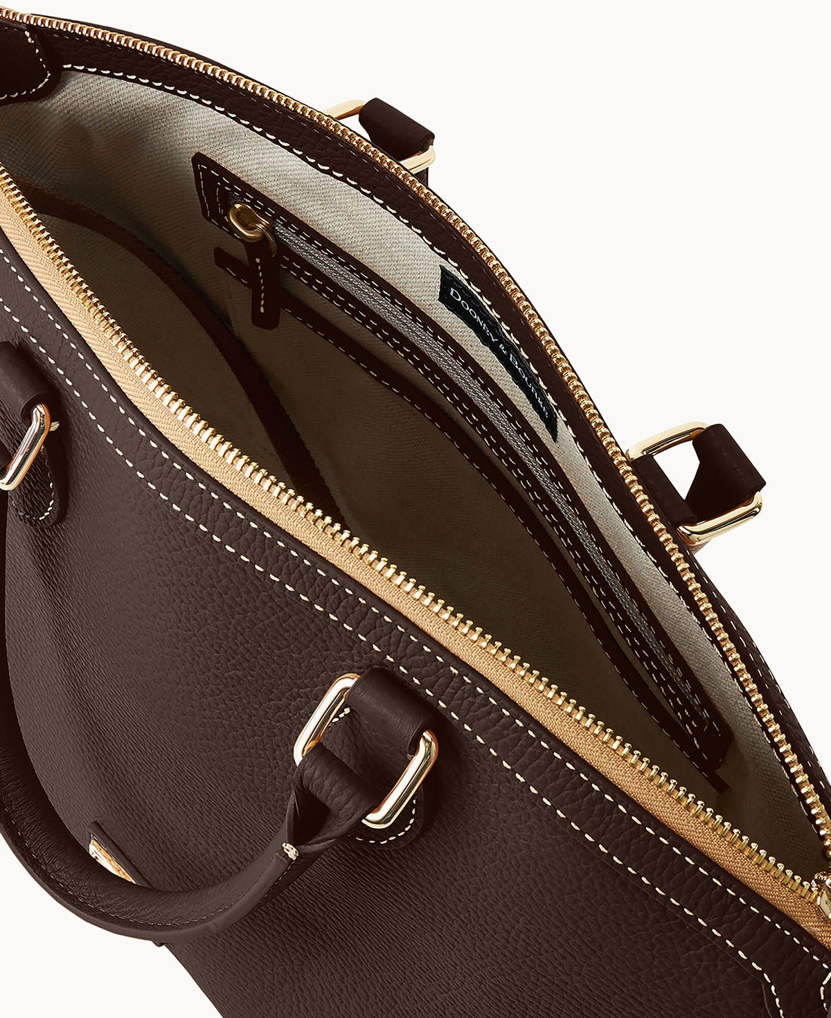 Lucca Leather Domed Satchel - Image 59