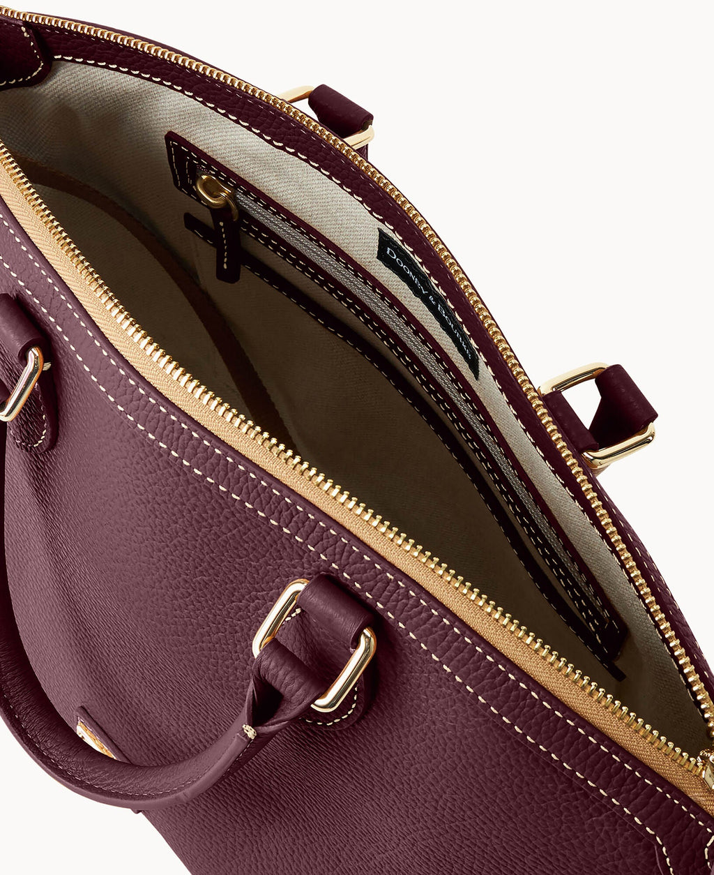 Lucca Leather Domed Satchel - Image 19