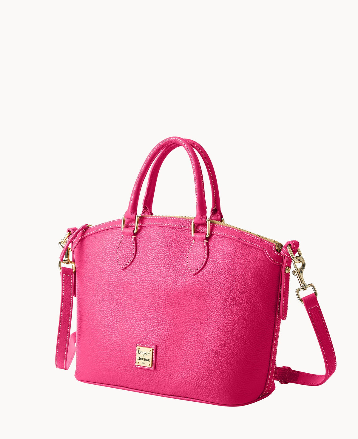 Lucca Leather Domed Satchel - Image 26
