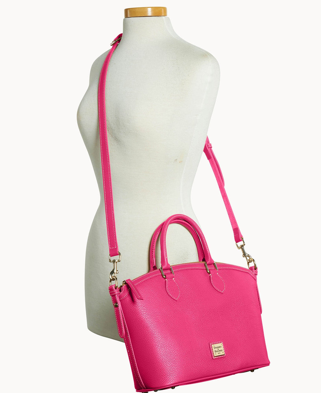 Lucca Leather Domed Satchel - Image 28