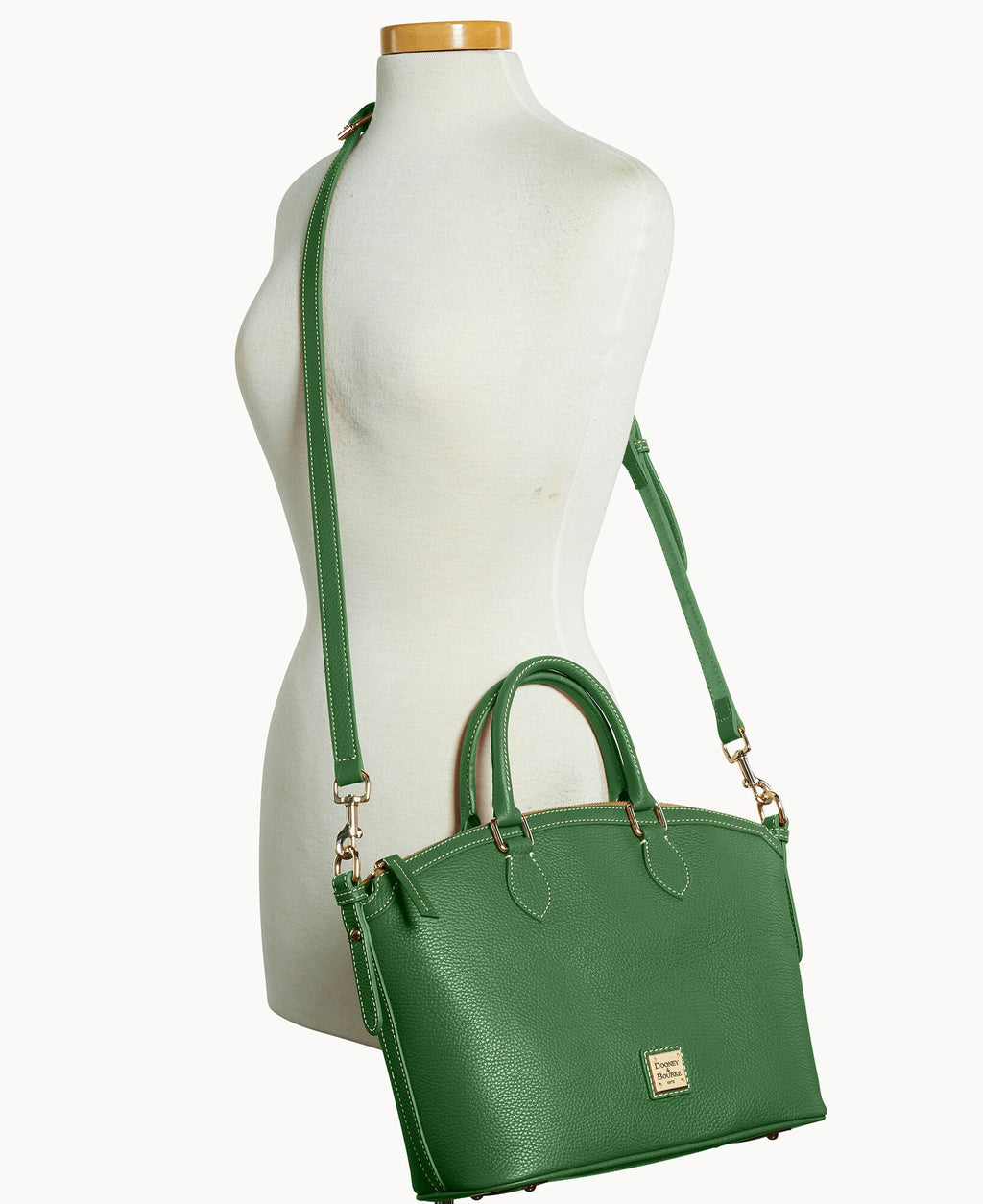Lucca Leather Domed Satchel - Image 68