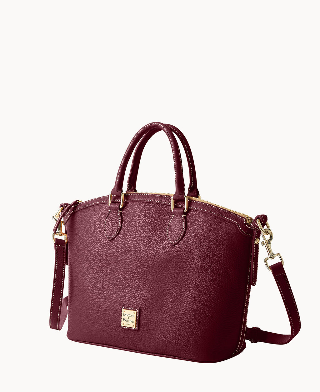 Lucca Leather Domed Satchel - Image 46