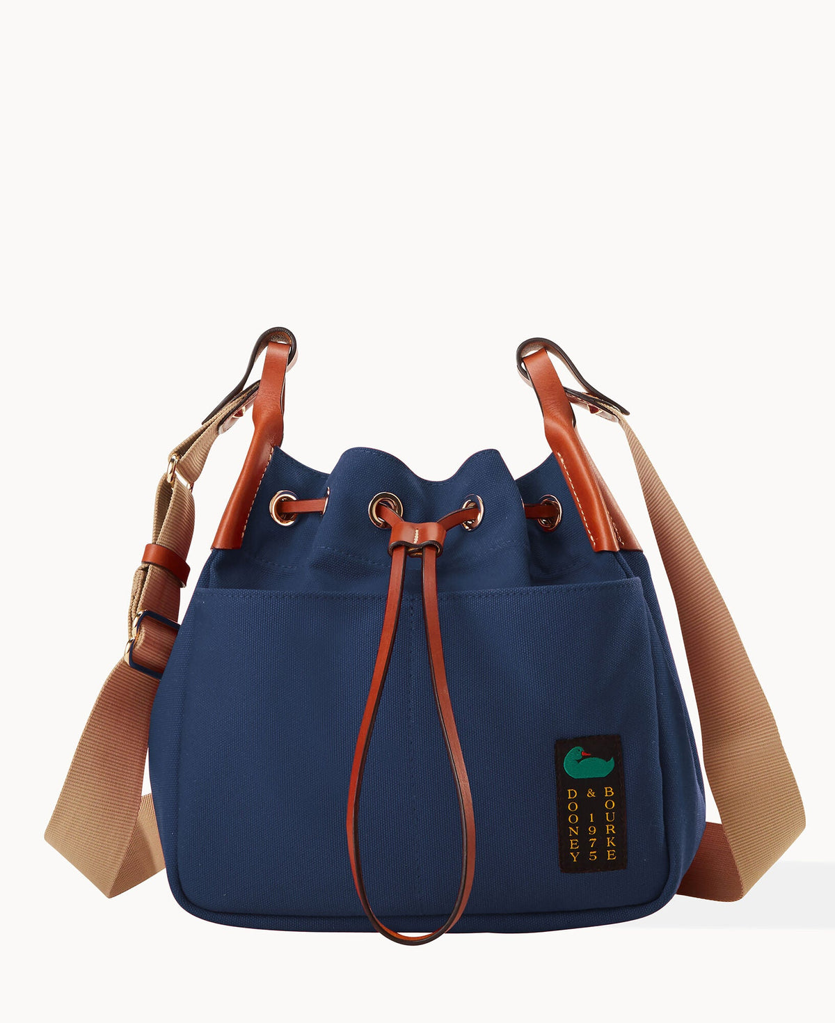 Canvas Drawstring 25 - Navy