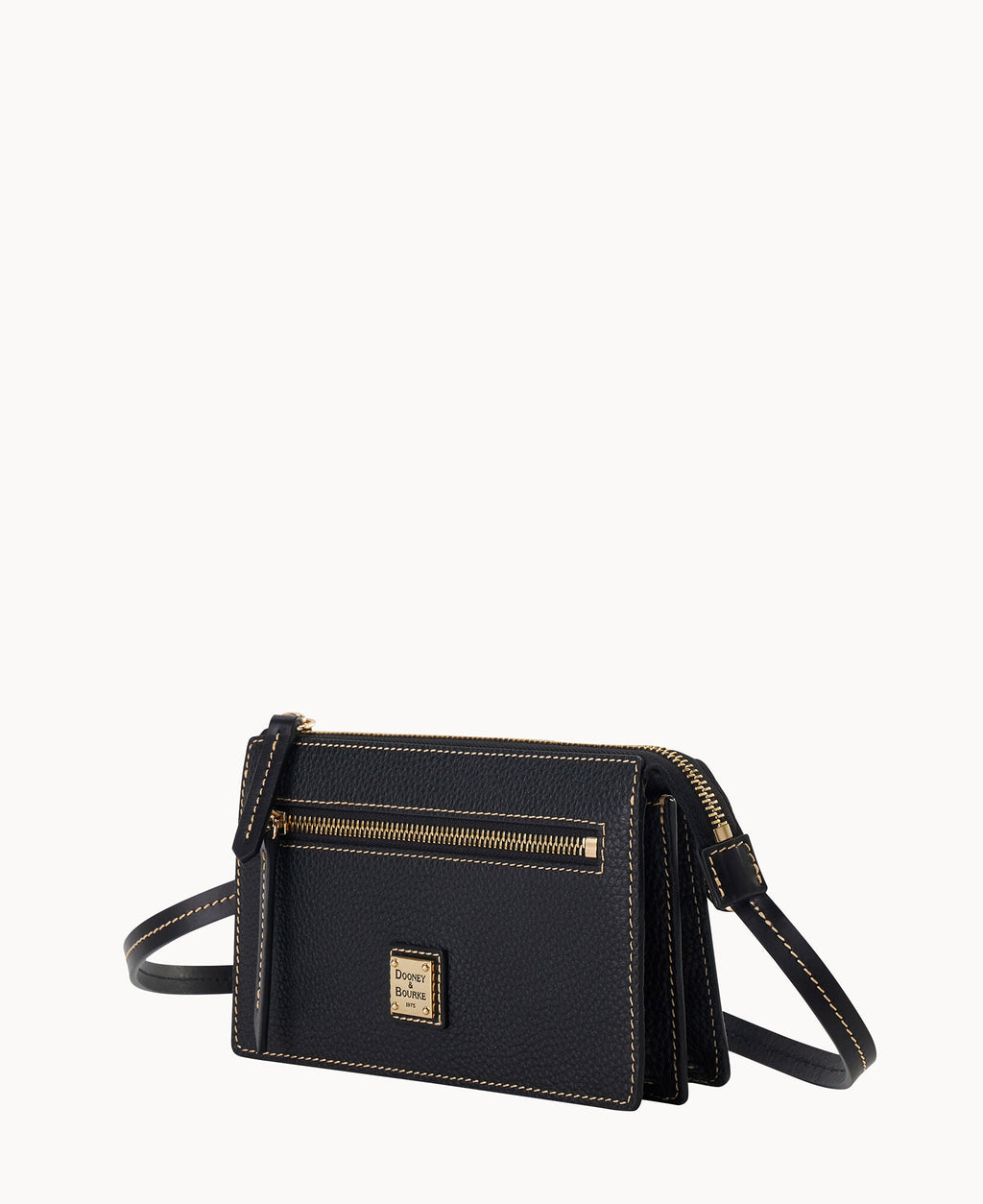 Pebble Grain Multi Zip Crossbody - Image 2