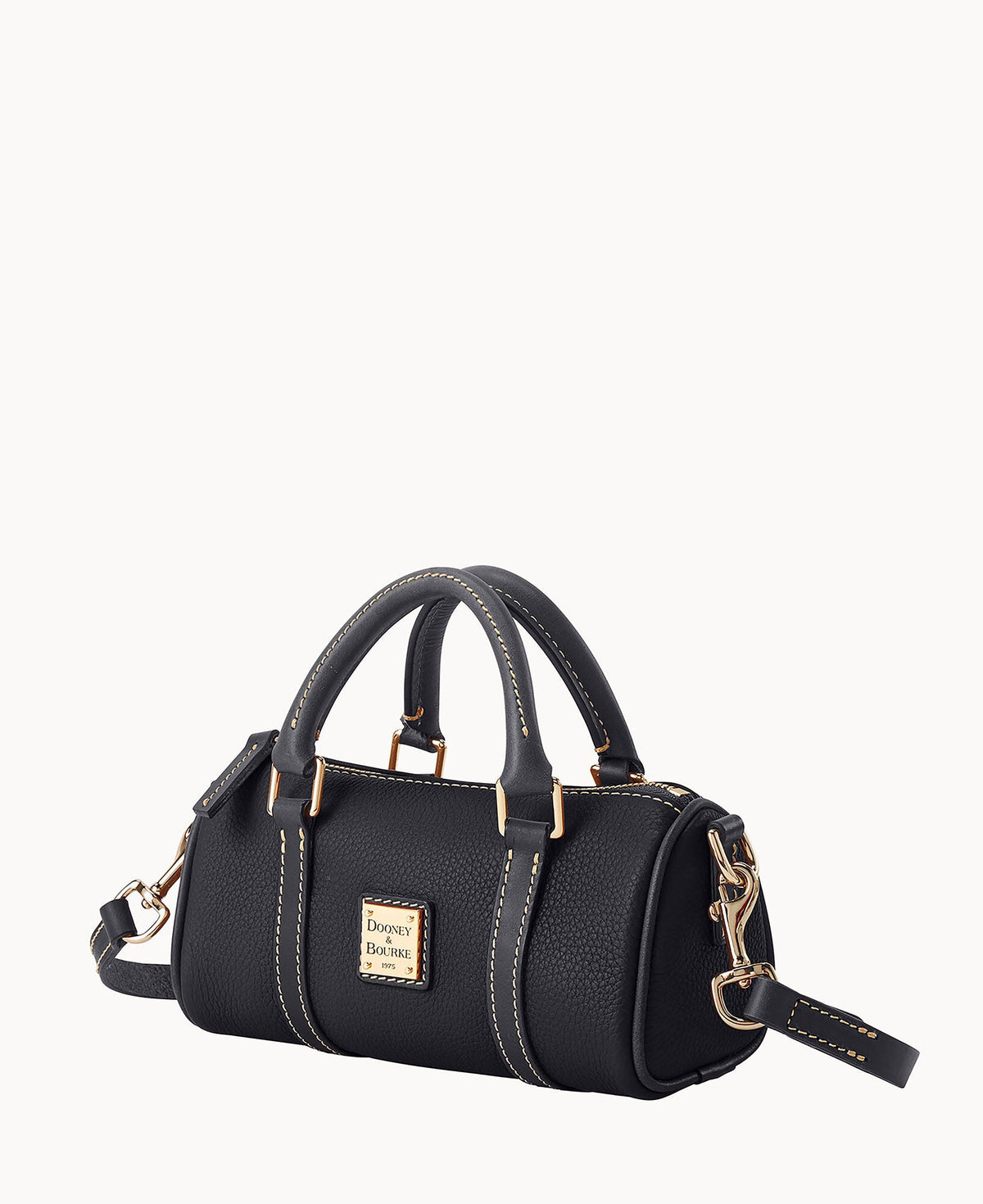 Pebble Grain Crossbody Barrel Satchel 20 - Image 38