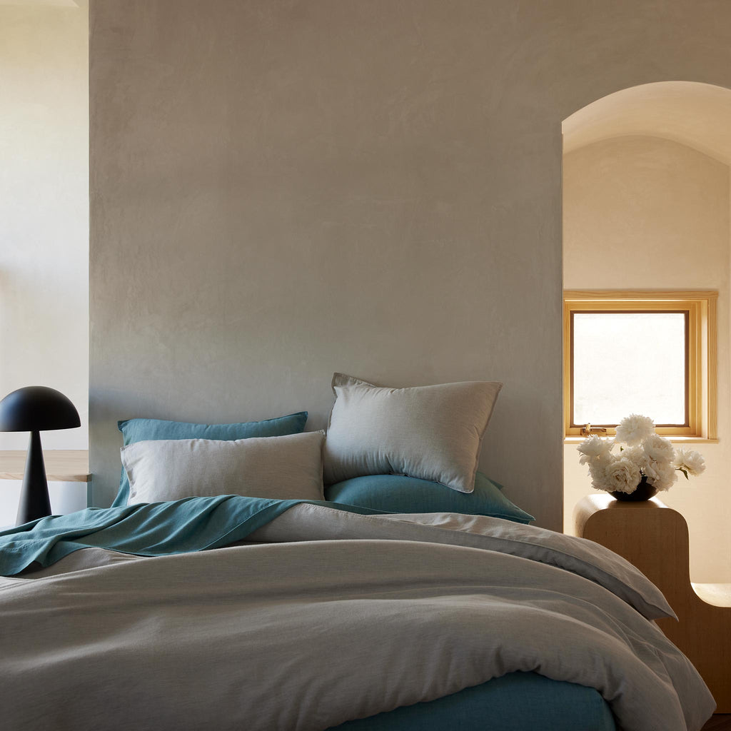 Heathered Cashmere Duvet Cover - Image 11