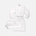 Super-Plush Towel and Robe Bundle - White