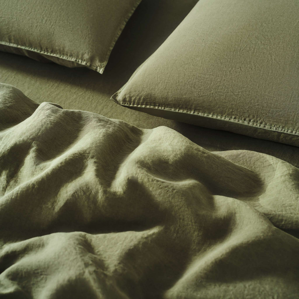 Washed European Linen Core Sheet Set - Last Call - Image 31