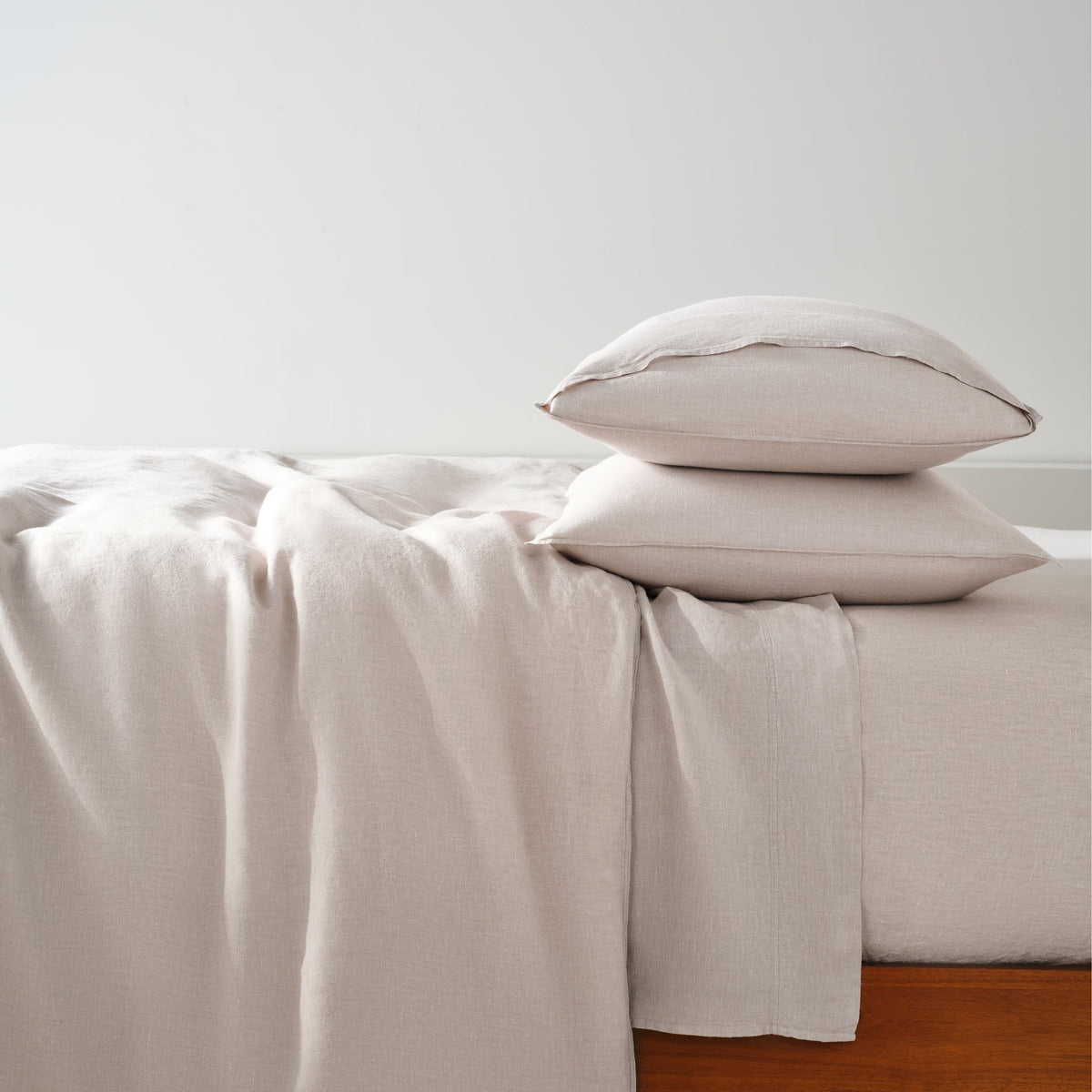 Washed European Linen Core Sheet Set - Image 49