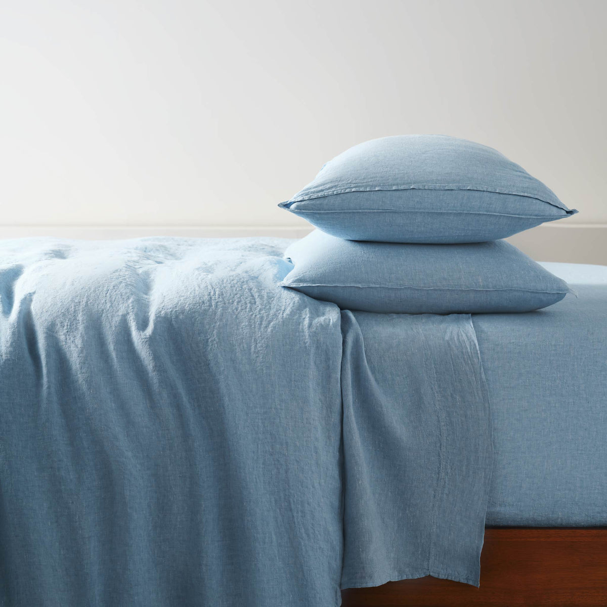 Washed European Linen Core Sheet Set - Last Call - Image 64