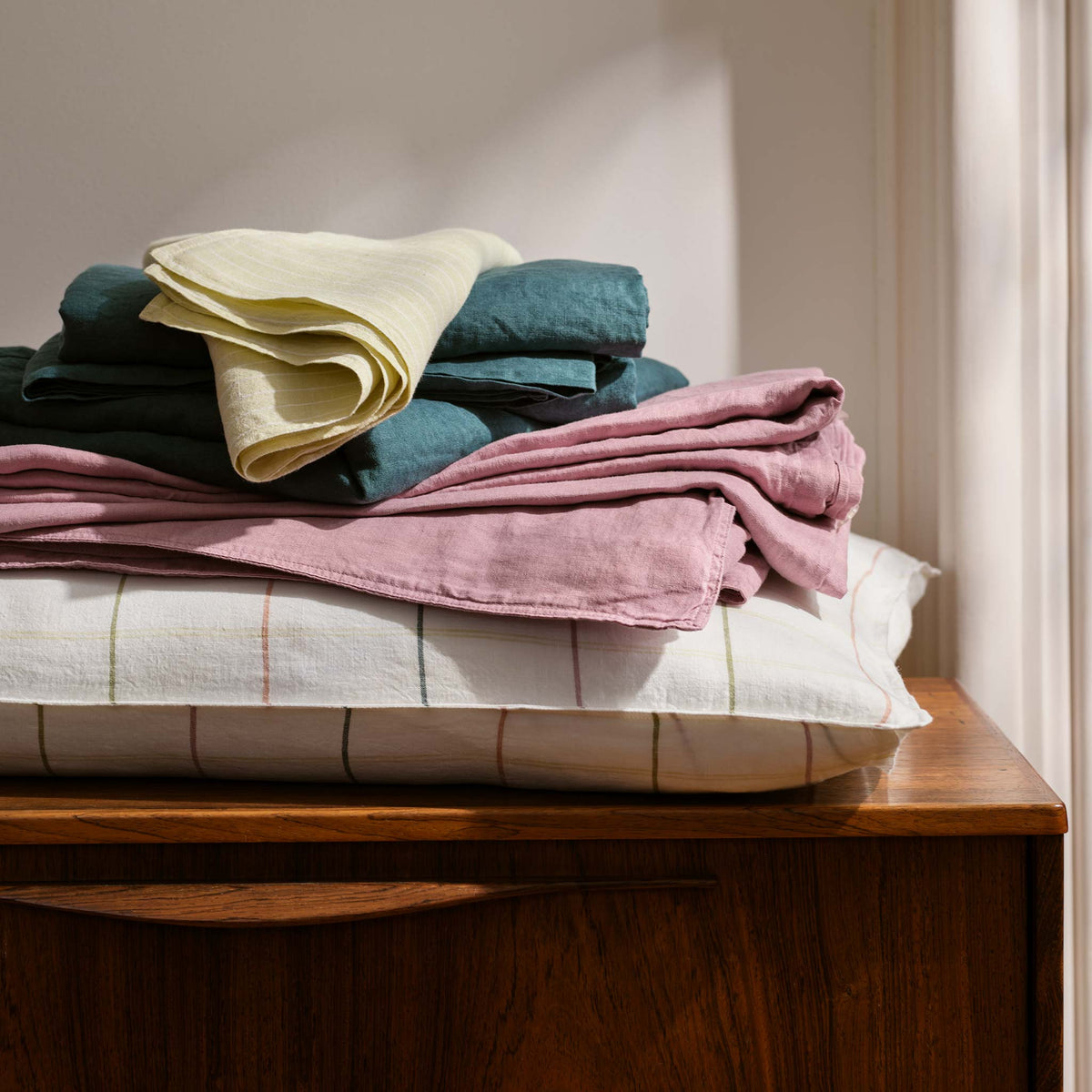 Washed European Linen Duvet Cover - Last Call - Image 58