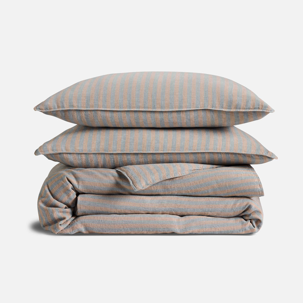 Washed European Linen Duvet Set - Image 102