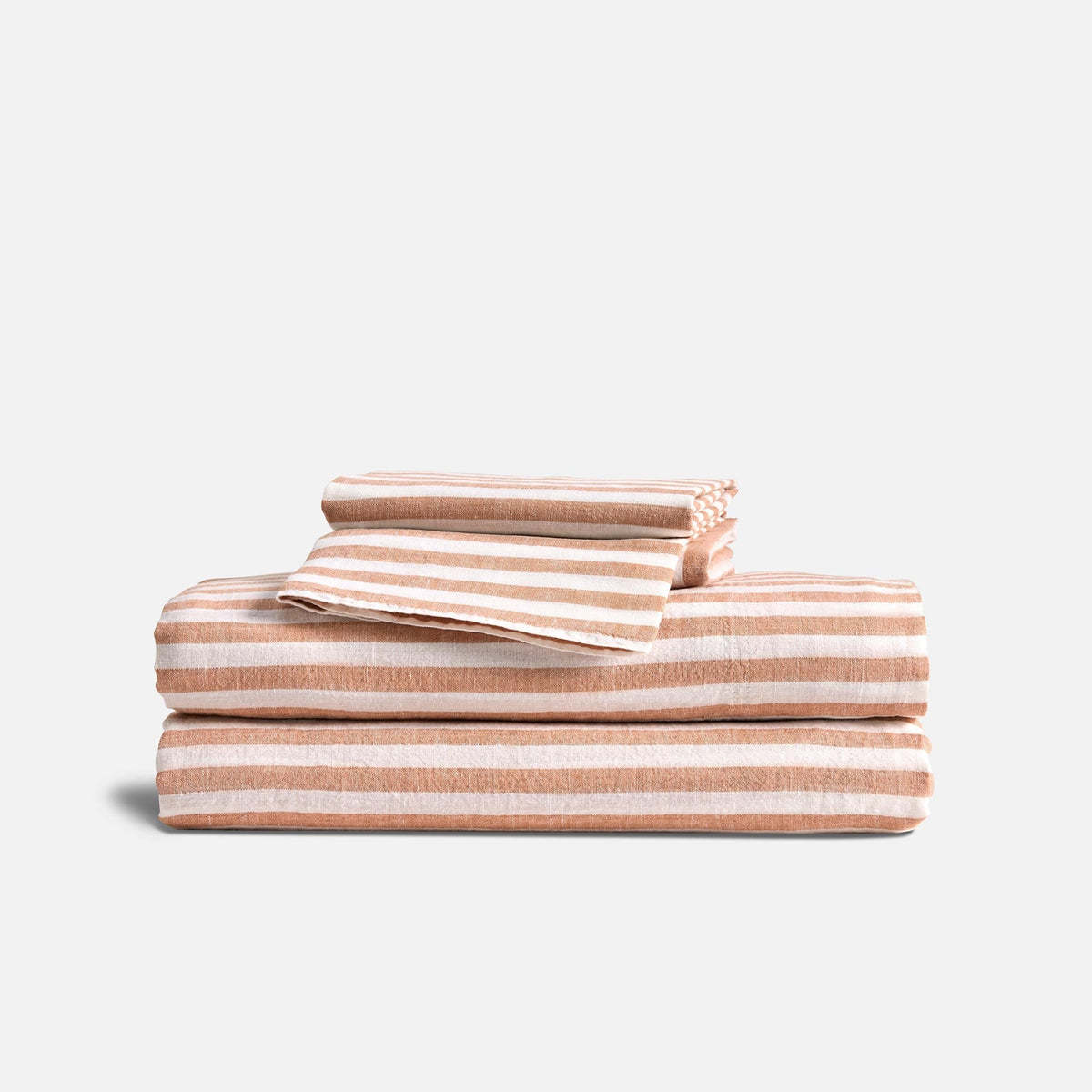Set of 2 Washed European Linen Core Sheet Set Bundle - Image 93