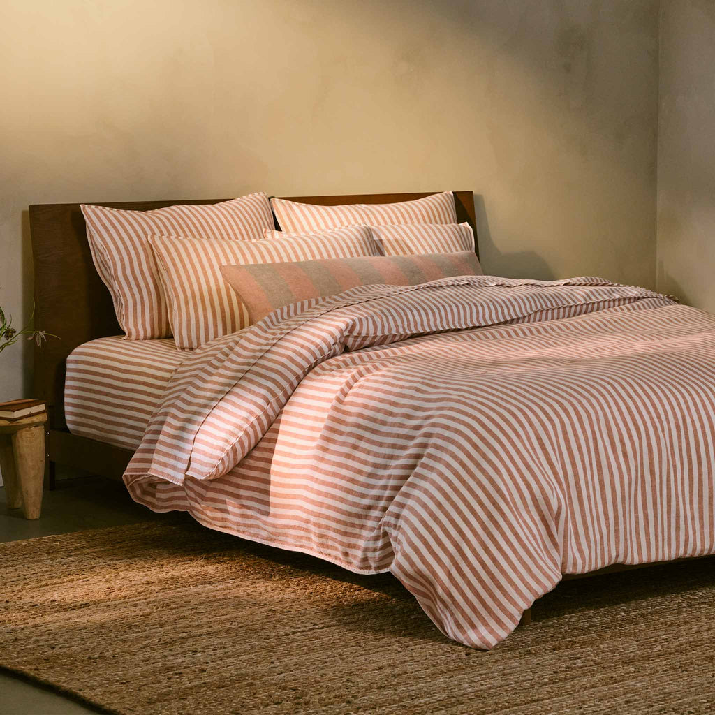 Washed European Linen Core Sheet Set - Last Call - Image 93