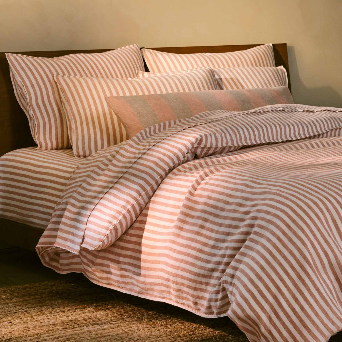 Washed European Linen Core Sheet Set - Image 95