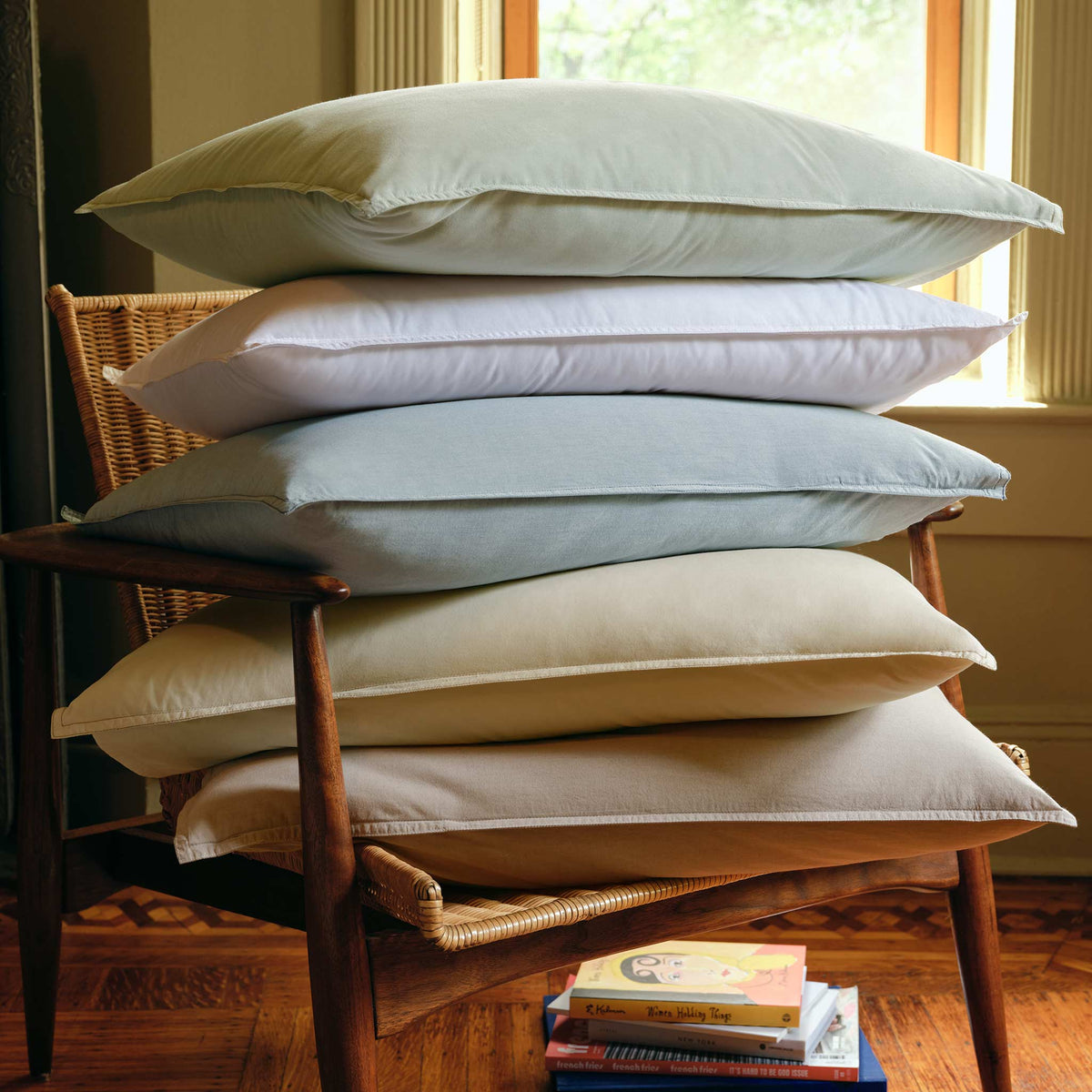 Washed Classic Percale Duvet Set - Image 7