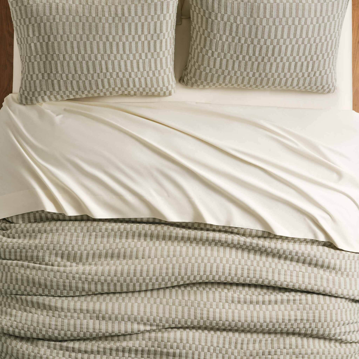 Woven Checkerboard Duvet Cover - Last Call - Image 16