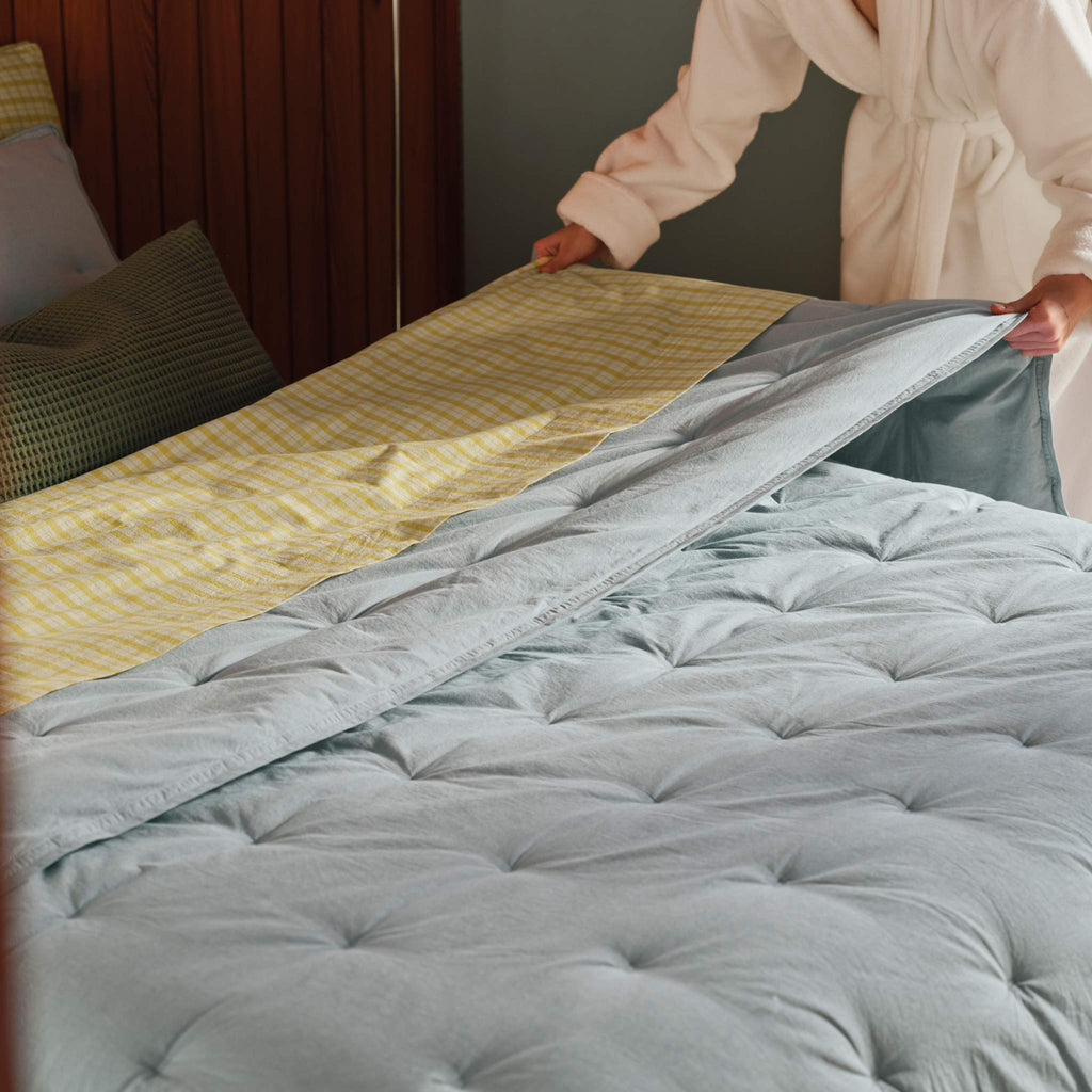 Washed Classic Percale Comforter Set - Image 20
