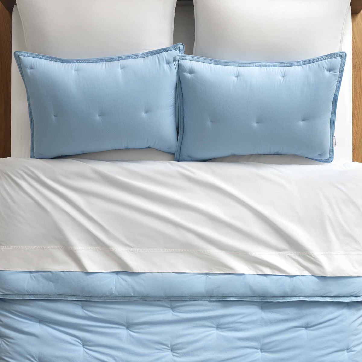 Washed Classic Percale Comforter Set - Image 6