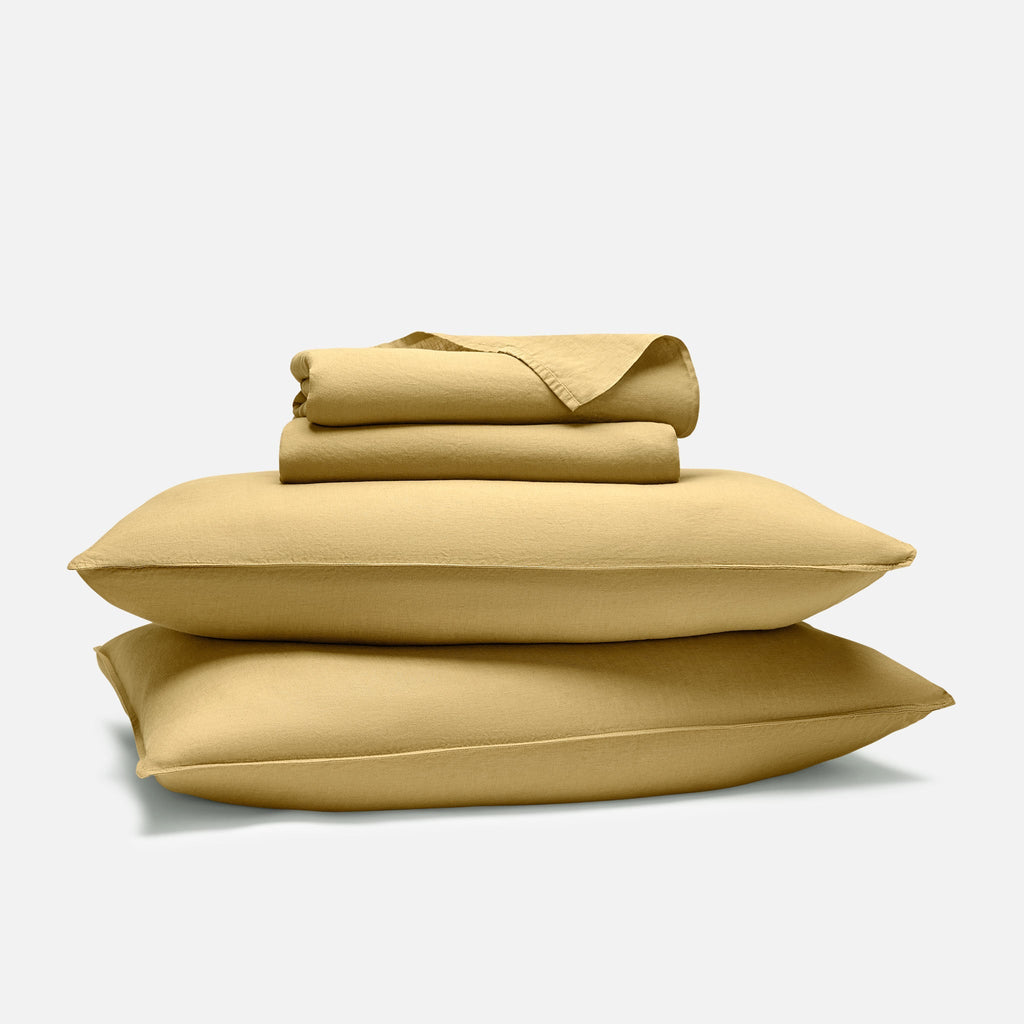 Washed European Linen Core Sheet Set - Last Call - Image 99