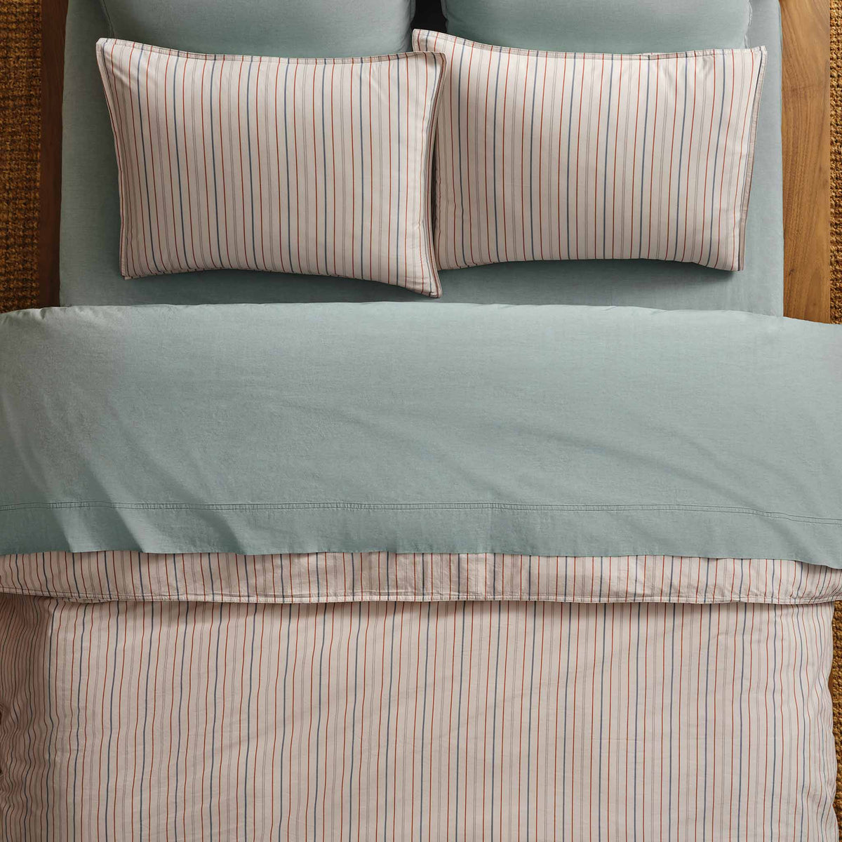 Washed Classic Percale Duvet Set - Image 60