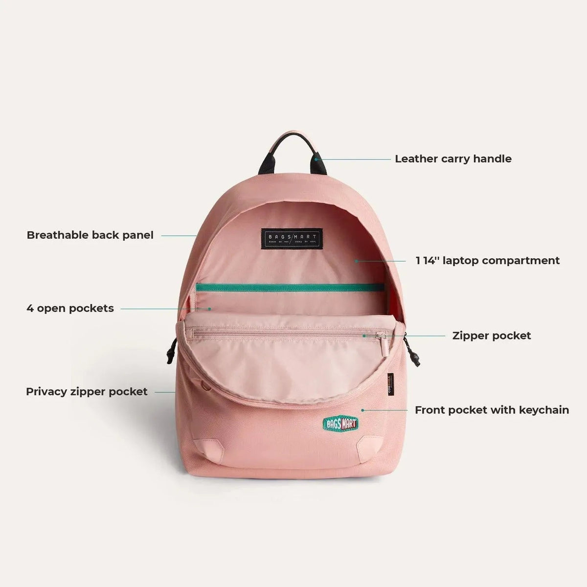 Ocean Cordura® Campus Backpack with Laptop Sleeve - Image 4