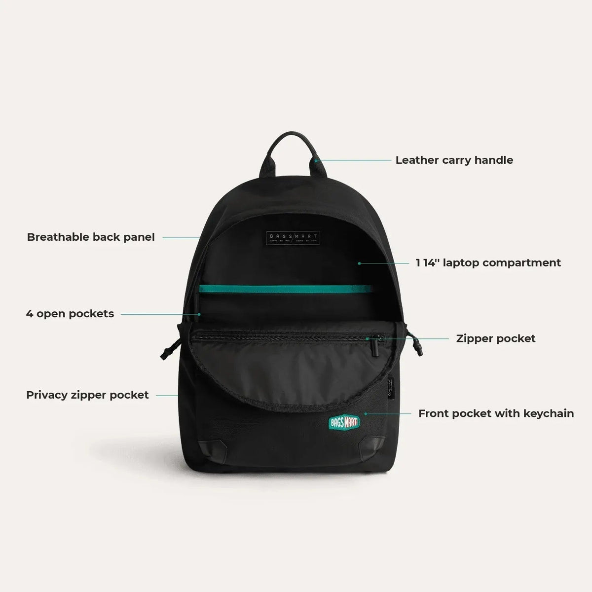 Ocean Cordura® Campus Backpack with Laptop Sleeve - Image 22