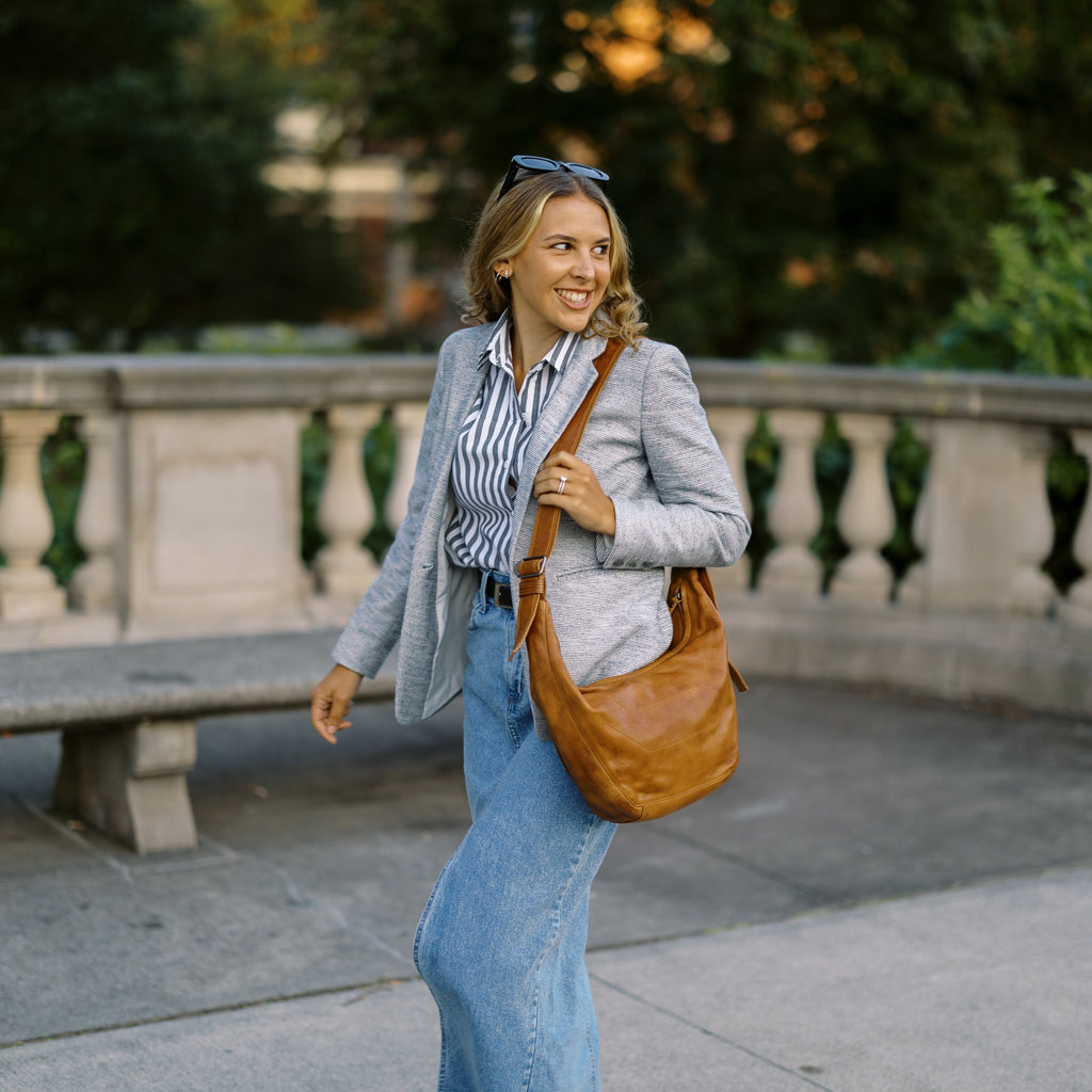 Boone Leather Sling Bag - Image 9