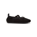 Simone Rocha Embellished Ballerina Grip Flats (Black/Jet)