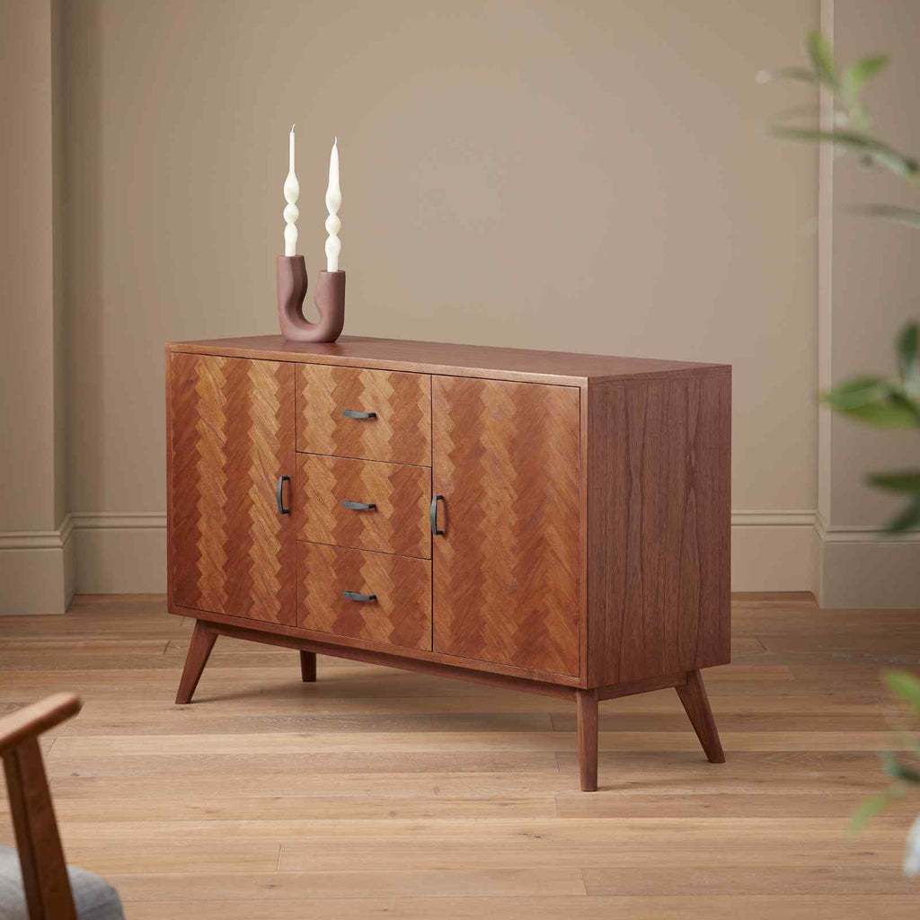 Mid Century Modern Parquet Sideboard - Image 7