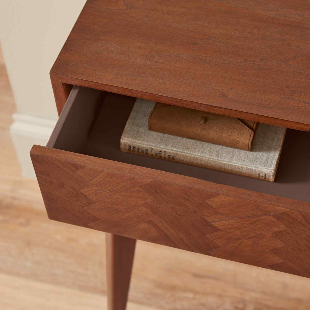 Mid Century Modern Parquet Dressing Table and Desk - Image 6