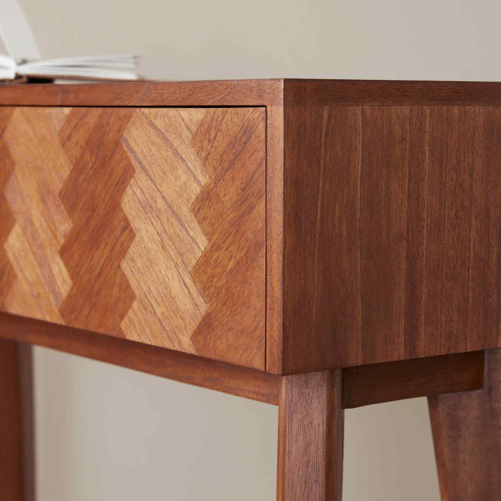 Mid Century Modern Parquet Dressing Table and Desk - Image 3