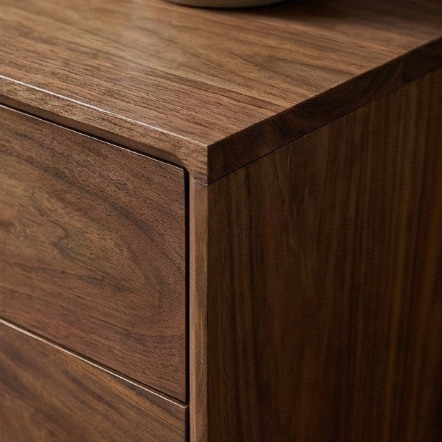 Wright Walnut Bedside Table - Image 5